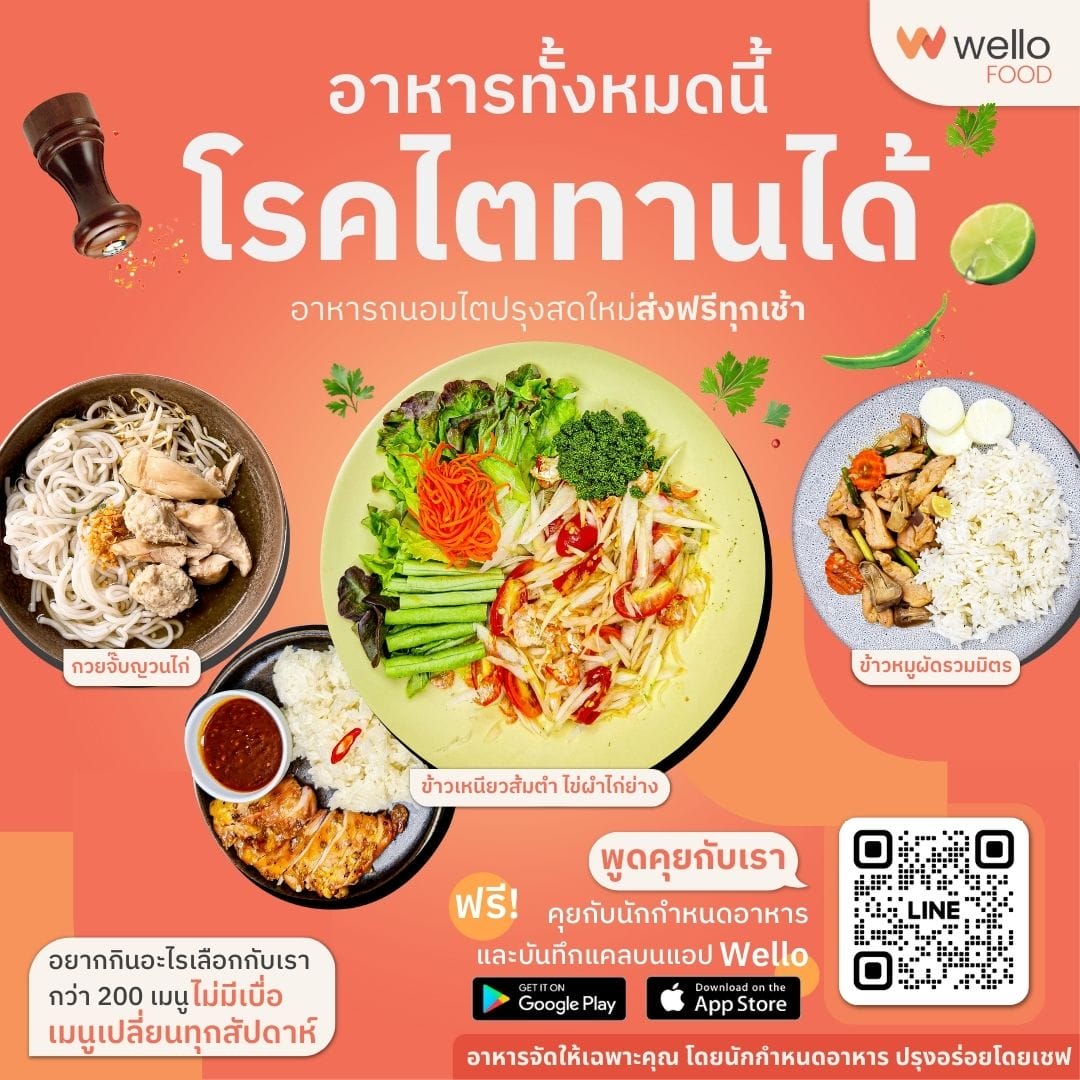อาหารโรคไตทานได้-Wello food